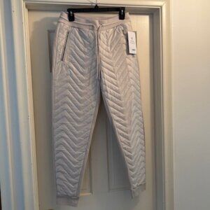 NWT Athleta Apres Ski Down Jogger Ivory Size 6